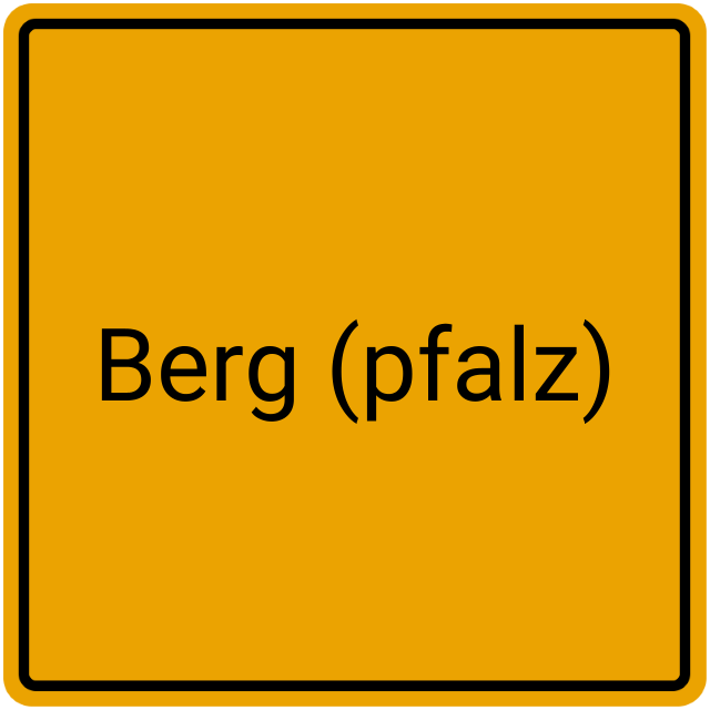 Meldebestätigung Berg (Pfalz)